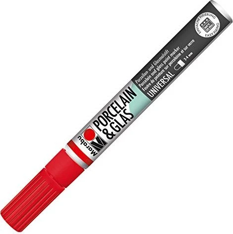 Marabu Porzellan & Glas 2-4mm kirsche 125