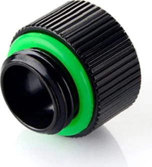 Bitspower Touchaqua Verlängerung G1/4" auf G1/4", 10mm, Glorious Black, 2er-Pack