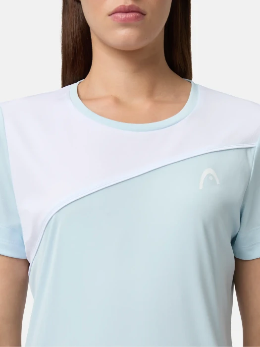 Head Tie-Break Funktionsshirt kurzarm light blue/white (Damen) (814206-LBWH) – Bild 3 von 7