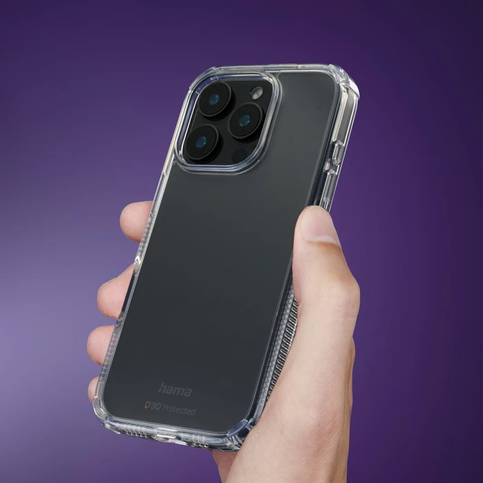 Hama Handyhülle Extreme Protect für Apple iPhone 16 Pro transparent