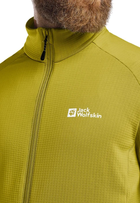 Jack Wolfskin Kolbenberg Full Zip Jacke chartreuse (Herren)