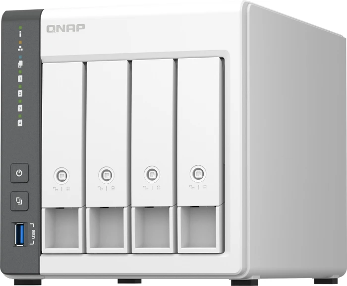 QNAP Turbo Station TS-433-4G, 4GB RAM, 1x RJ-45 2.5GBase-T, 1x RJ-45 1000Base-T