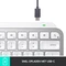 Logitech MX Keys Mini for Mac, LEDs weiß, Logi Bolt, Pale Gray, weiß/grau, USB/Bluetooth, US Vorschaubild