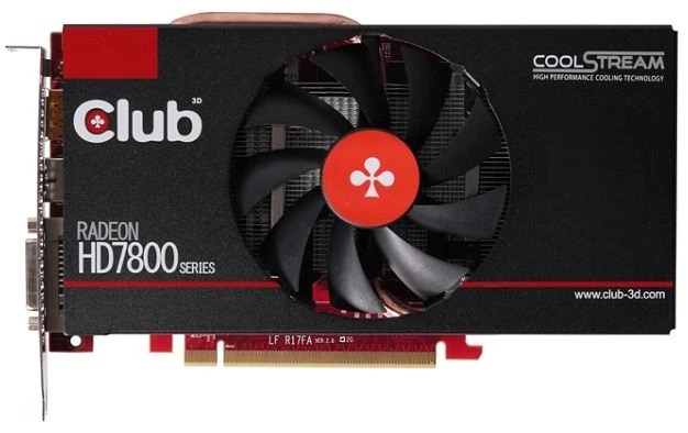 Club 3D Radeon HD 7850 13Series, 2GB GDDR5, DVI, HDMI, DP