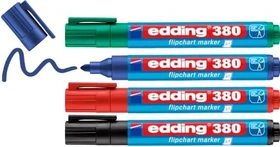 edding 380 Flipchartmarker sortiert, 4er-Set