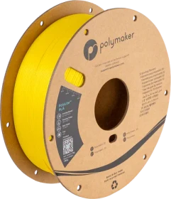 Polymaker PolyLite Silk PLA, gelb, Spule, 1.75mm, 1.00kg