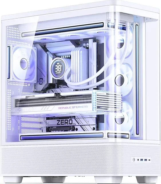 Jonsbo TK-5 White, Glasfenster