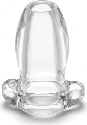XR Brands Master Series Gape Glory Clear Hollow Anal Plug