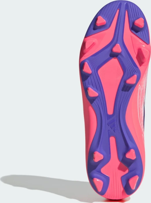 adidas F50 Hyperfast Club Mid FG/MG cloud white/solar purple/solar turbo (Junior)