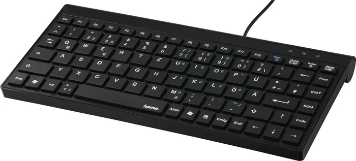 Hama SL720 Slimline Keyboard, USB, DE