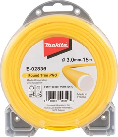 Makita Trimmerfaden für Rasentrimmer, 3mm/15m