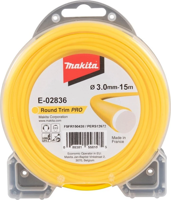 Makita Trimmerfaden für Rasentrimmer, 3mm/15m