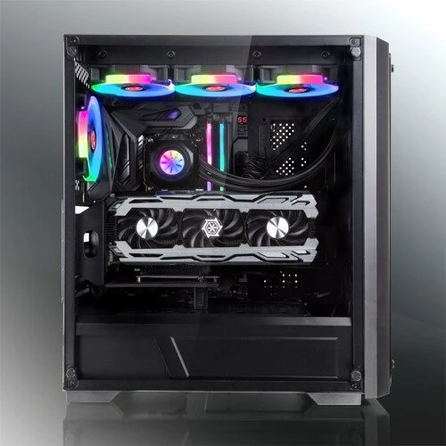 Raijintek Ponos TG, Glasfenster