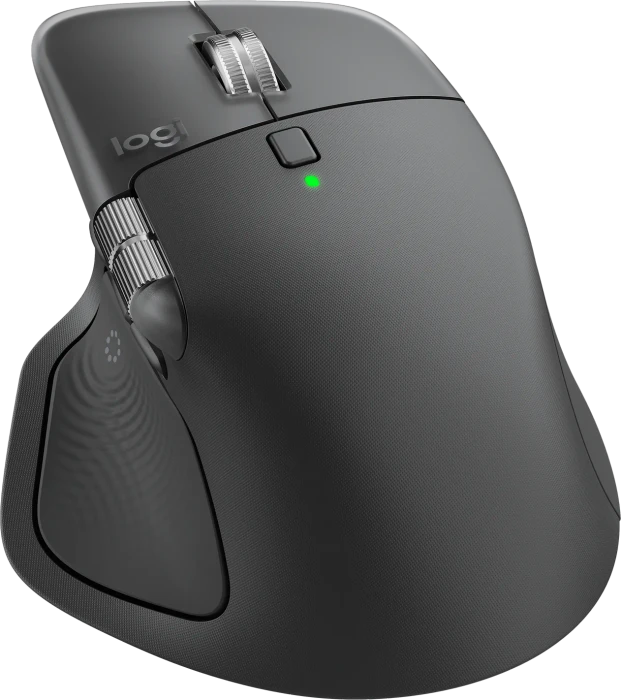 Logitech MX Master 4 Graphite, dunkelgrau, Logi Bolt, USB/Bluetooth