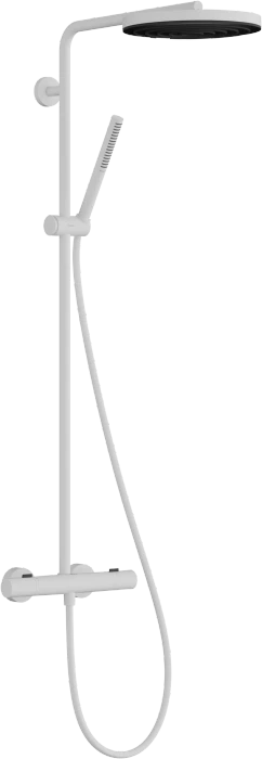 Hansgrohe Pulsify S Puro Showerpipe 260 1jet mit Ecostat Fine mattweiß