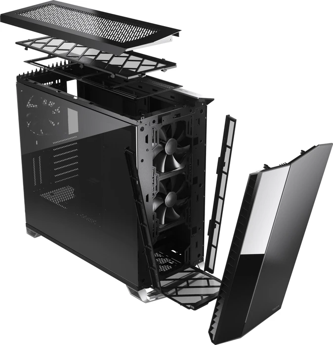 Fractal Design Vector RS Blackout Dark TG, Glasfenster