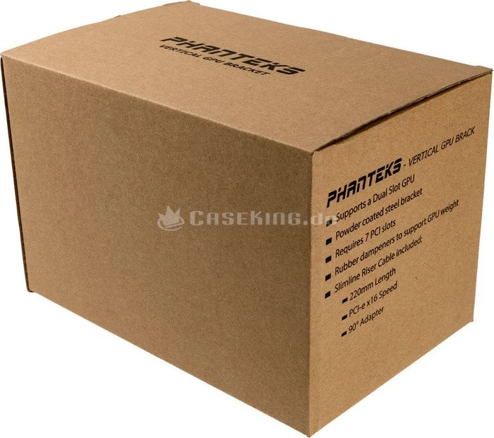 Phanteks Vertical GPU Kit, gewinkelt, PCIe 3.0, 220mm