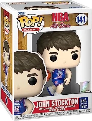 FunKo Pop! Basketball - NBA All-Stars - John Stockton Blue Star Uniform 1992