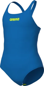 Arena Team Swim-Pro Badeanzug blue river/artic lime (Junior)