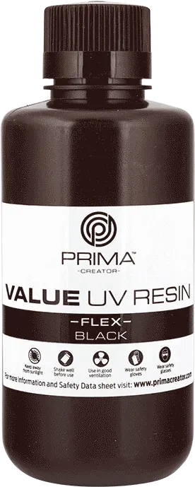 PrimaCreator Value Flex UV Black, 500g
