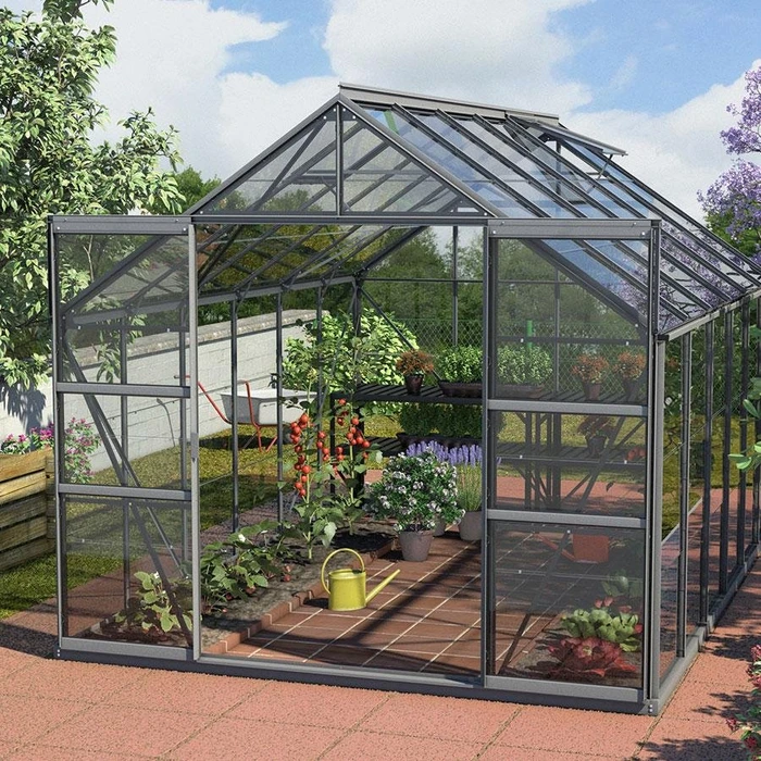 Vitavia Mars 9900 ESG 3mm Gewächshaus anthrazit