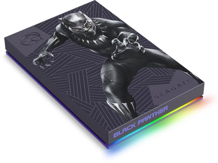 Seagate FireCuda Gaming HDD - Black Panther Special Edition, 2TB, +Rescue, USB 3.0 Micro-B