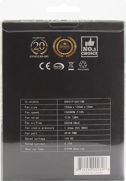Thermalright TL-C12015, 120mm