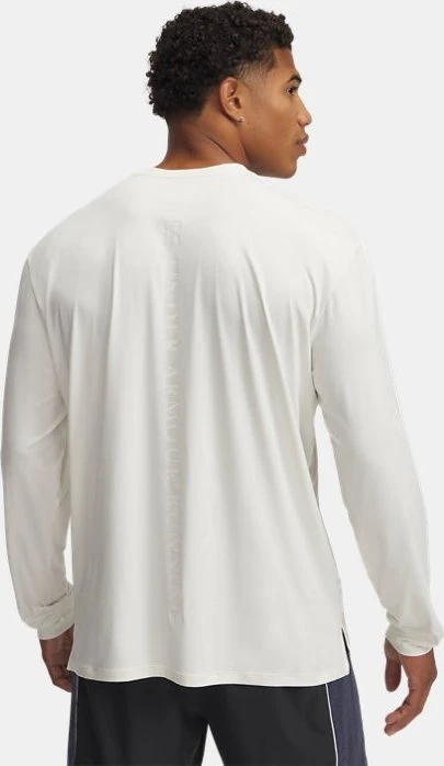 Under Armour Run 96 Funktionsshirt langarm white quartz (Herren)