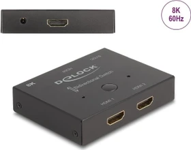 DeLOCK HDMI 2-1 Switch bidirektional 8K 60 Hz