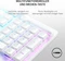Razer DeathStalker V2 Pro, Mercury White, Razer Low-Profile Clicky Optical PURPLE, USB/Bluetooth, US Vorschaubild