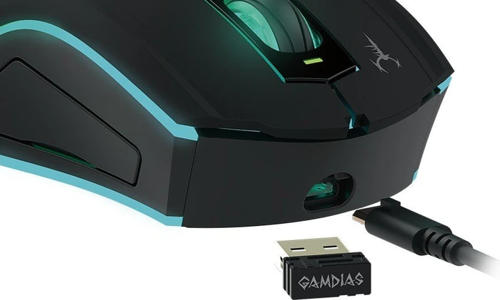 Gamdias Hades M1, USB