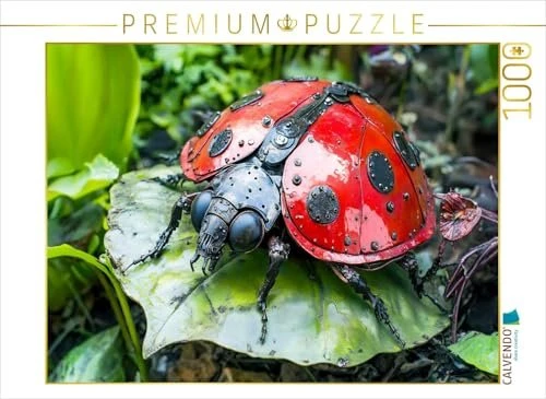 Calvendo Kunstvoller Metall-Marienkäfer: Einzigartige Garten-Deko aus recyceltem Material