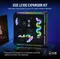 Corsair iCUE LC100 Case Accent Lighting Panels Mini Triangle Expansion Kit, RGB-Beleuchtung, 9er-Pack, schwarz Vorschaubild