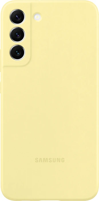 Samsung Silicone Cover für Galaxy S22+ Butter Yellow