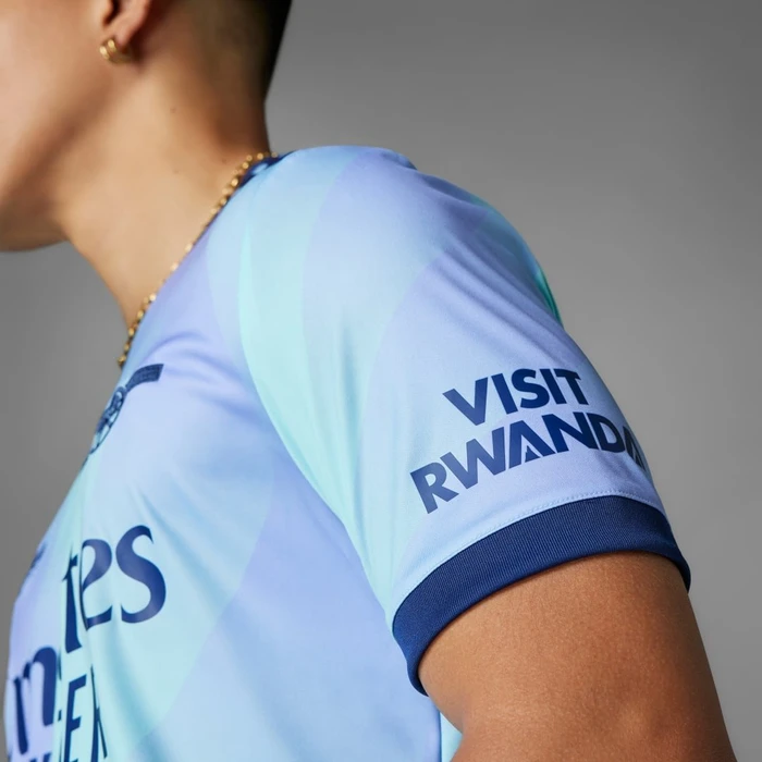 adidas Arsenal 2024/2025 Ausweichtrikot clear aqua/light flash purple (Herren)