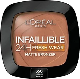 L'Oréal Infaillible 24H Fresh Wear Soft Matte Bronzer 300 Medium, 9g