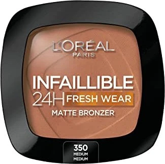 L'Oréal Infaillible 24H Fresh Wear Soft Matte Bronzer 300 Medium, 9g