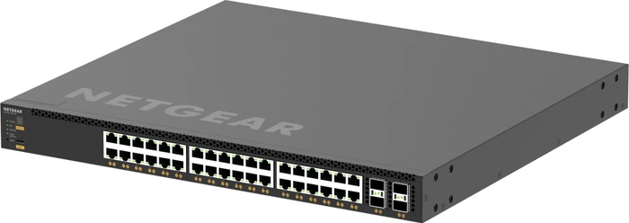 Netgear AVoIP M4350 Rackmount 10G Managed Switch, 36x RJ-45, 4x SFP28, 280W PoE++