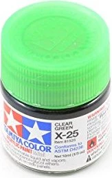 Tamiya Acrylic Paint X-25 clear green, 10ml