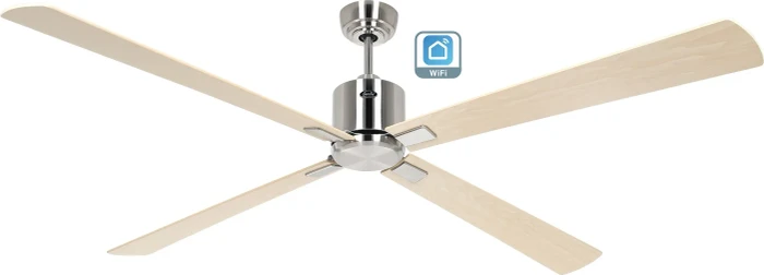 CasaFan Eco Neo III 180 BN-AH/BU WiFi Deckenventilator ahorn/buche/chrom gebürstet