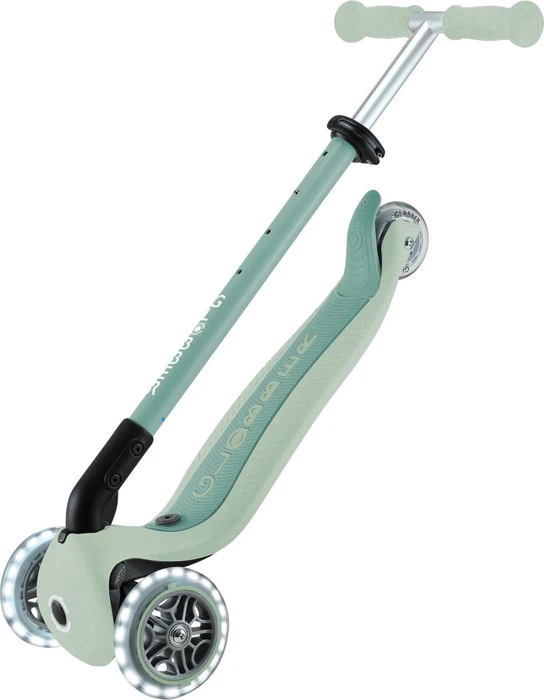Globber Go Up Active Lights Ecologic Kickboard pistachio