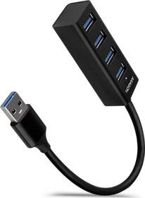 Axagon Mini USB-Hub, 4x USB-A 3.0, USB-A 3.0 [Stecker] (HUE-M1A)