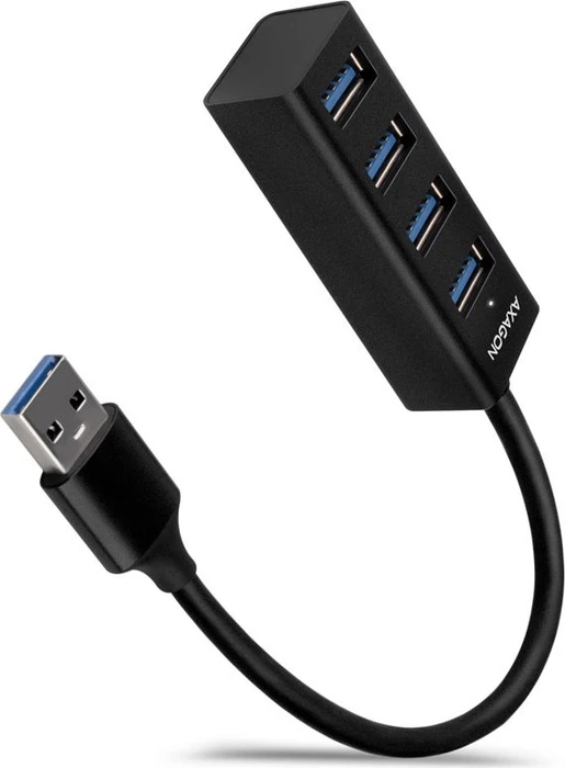 Axagon Mini USB-Hub, 4x USB-A 3.0, USB-A 3.0 [Stecker]