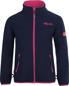 Trollkids Girls Oppdal XT Funktionsjacke navy/pink (Junior)
