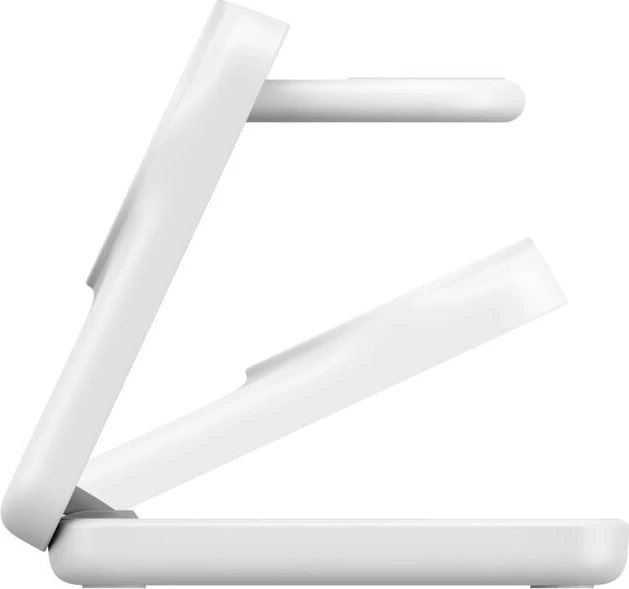 Belkin UltraCharge faltbare magnetische 3-in-1-Ladestation mit Qi2 (25W) viereckig weiß