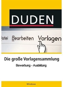 Duden Vorlagensammlung: Bewerbung Ausbildung, ESD (deutsch) (PC)