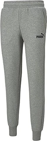 Puma Essentials Logo Trainingshose lang medium grey heather (Herren)