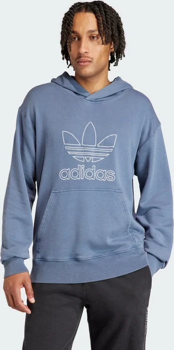 adidas Adicolor Outline Trefoil Hoodie preloved ink (Herren)