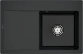 Villeroy & Boch Subway Style 45 Einbau Becken rechts pure black