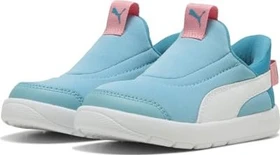 Puma Courtflex V3 Sliptech aqua/puma white/pinkscape (Junior)